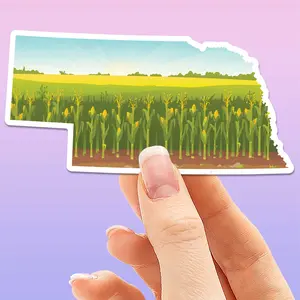 Nebraska Cornfield Sticker