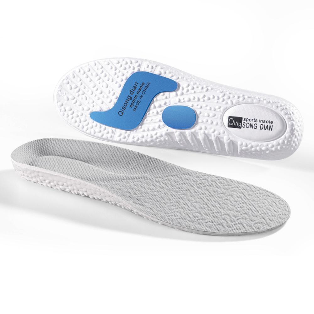 2Prs Per Pack Air Cushion Sport Insoles with High-Elastic TPE Heel Cushion, Shock-Absorbing & Sweat-Wicking Design, Provides All-Day Comfort & Relief for Heel Discomfort, Ideal for Running, Walking, Hiking & Daily Wear 2Prs Per Pack Air Cushion Sport Insoles with High-Elastic TPE Heel Cushion, Shock-Absorbing & Sweat-Wicking Design, Provides All-Day Comfort & Relief for Heel Discomfort, Ideal for Running, Walking, Hiking & Daily Wear