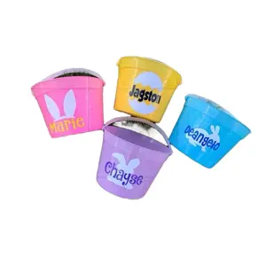 Easter Basket - Name Easter Basket with Colorful Designs and Cute Animal Illustrations baskets bunny basket