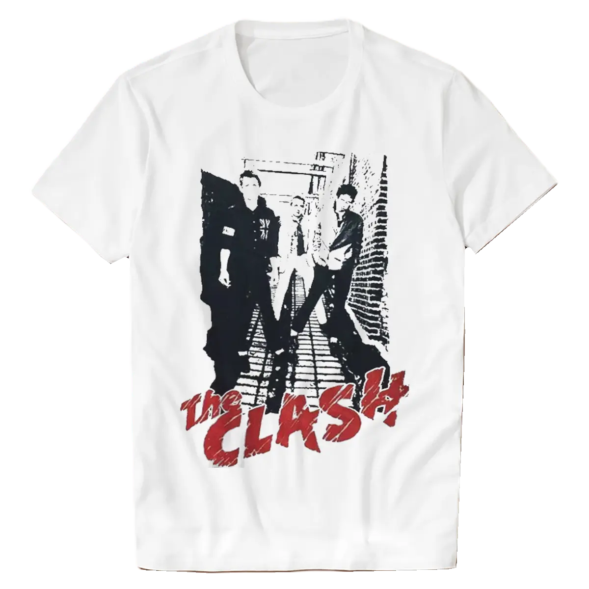 The Clash English Rock Music Band T Shirt, Rock Hip Hop Sport Style Tee, Menswear Top