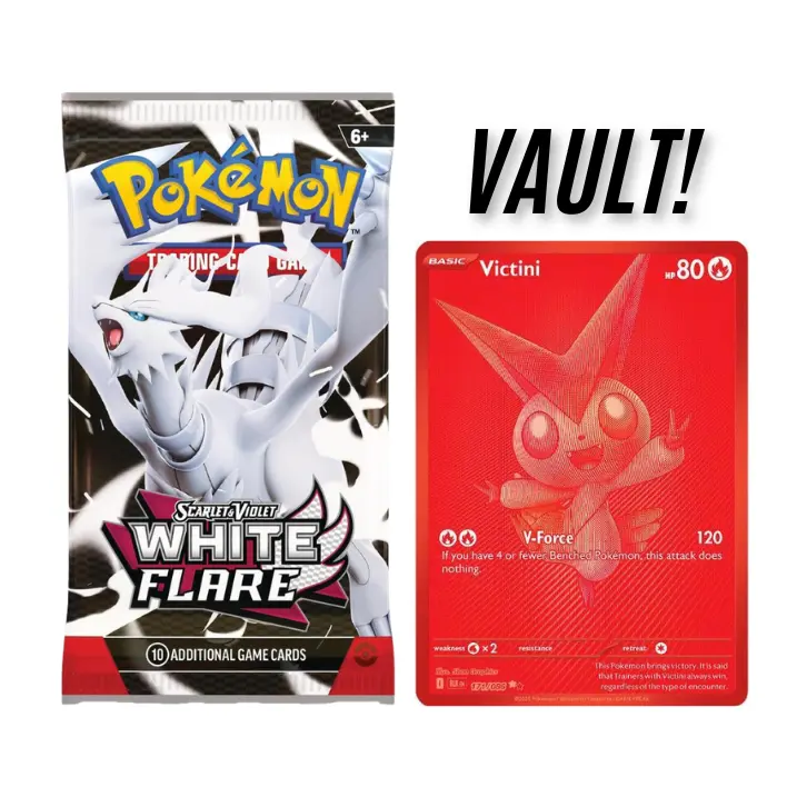Vault: Pokémon TCG Scarlet & Violet White Flare Booster Packs