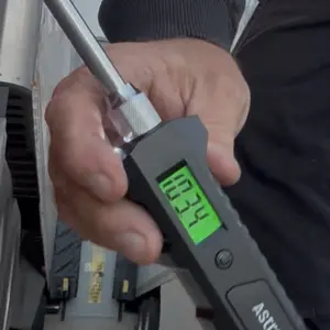 【Valentine's Day Gift】AstroAI Digital Tire Pressure Gauge 230 PSI Heavy Duty Dual Head Stainless Steel Made for Truck and RV with Backlit LCD and Flashlight Car Accessories