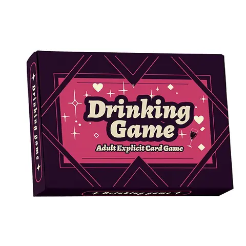 50 Adult Drinking Game Cards, Post-Dinner Team Board Games, Tabletop Games, Party Board Game, Fun Question and Conversation Entertainment, Board Games Night, Holiday Gifts for Christmas & Valentine's Day