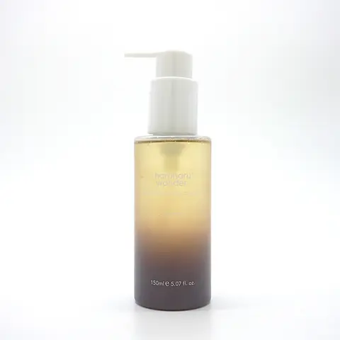 Haruharu Wonder Black Rice Moisture Deep Cleansing Oil, 5.27oz Lightweight Cleanser, Gentle Soothing Waterproof Daily Makeup Remover for Sensitive & All Skin Types