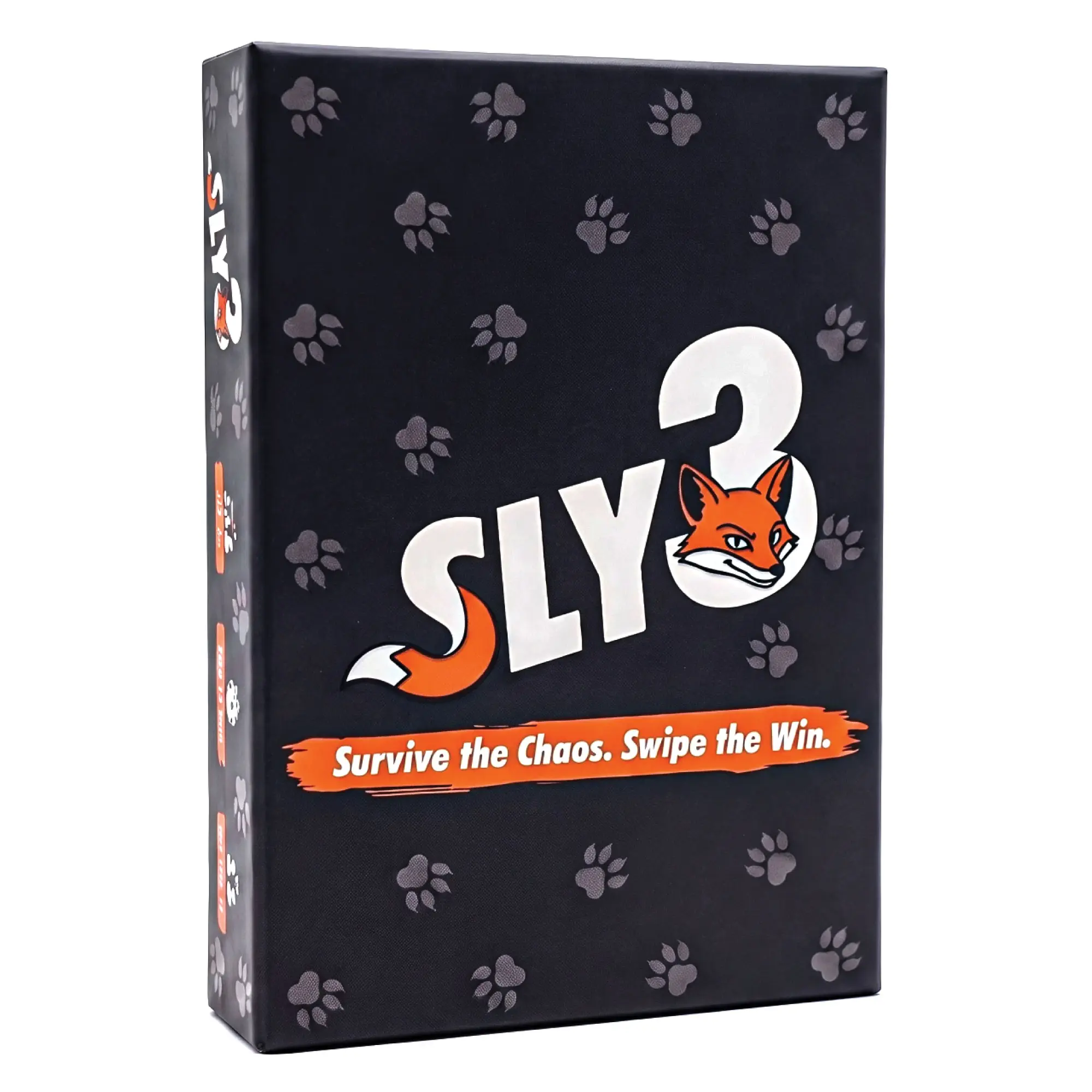 Sly3 Card Game - Steal Anyone's Turn - Hilarious Party Game for 2-6 Players - 72 Cards - Fast Setup - Perfect Gift for Game Night
