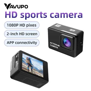 VAVUPO HD Sports Camera 1080P High-Definition Pixels 2-Inch HD Screen with APP Connectivity for Outdoor Hiking Adventure