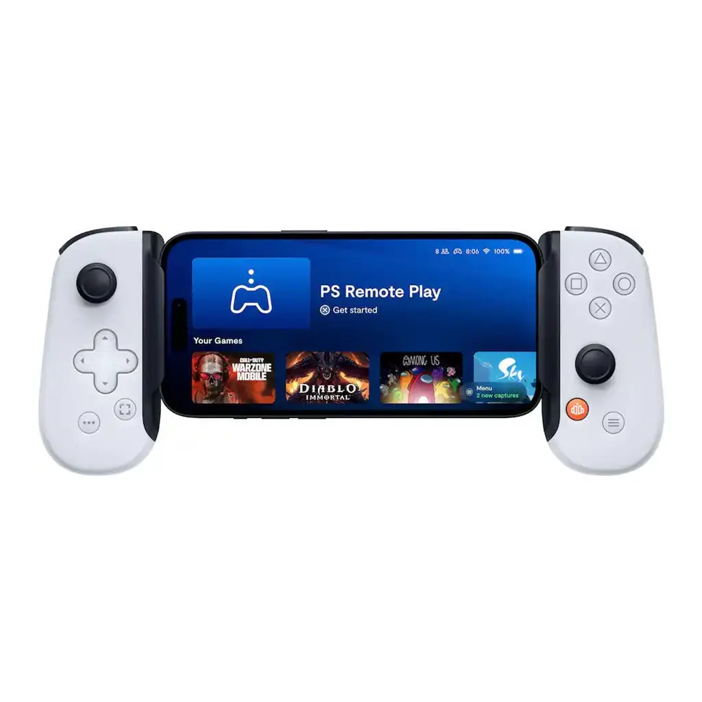 Backbone One PlayStation Edition Lightning (2nd Gen) BB-02-P-WS White Mobile Gaming Controller (Like New)
