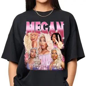 Limited Meegaan Theee Sttallion Shirt, Vintage Meeggan Theee Staallion Shirt, Rapper Meagaan Thee Stallion Bootleg Shirt,Retro Meeegaaan Shirt For Fan