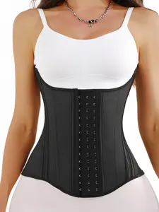 Women's Flat Belly 3 Panel Compression Waist Trainer Belt Shapewear Underwear, Adjustable Breathable Mesh Corset, Comfortable Slimming Solution for Women