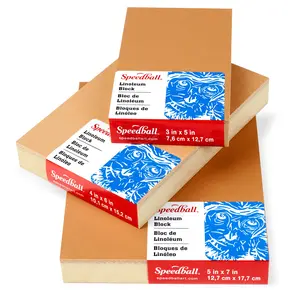 Linoleum Block Smokey Tan 4 Inch X 6 Inch