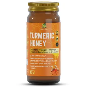Herb To Body Turmeric Honey | Multifloral Honey | Wildcrafted | 16oz