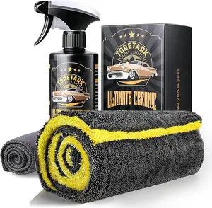 TORETARK Car Coating Spary and Drying Towel Set