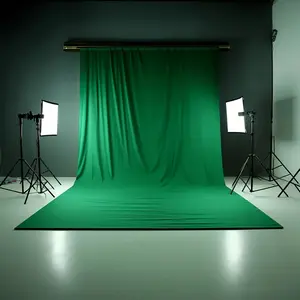 High-Quality Photography Backdrop Cloth, Smooth Pure Cotton Screen for Studio Live Streaming, Durable & Versatile Use