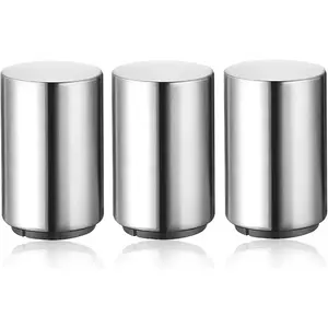 Magnetic Automatic Stainless Steel Push Down OpenerPremium Automatic Beer Bottle Opener (Stainless Steel,Silver), Quick Open Cap For Kitchen Home BarRestaurant Household Utensils, Bottle Cap OpenerKitchenware Modern,NoCap Can Escape, Drink Tools.