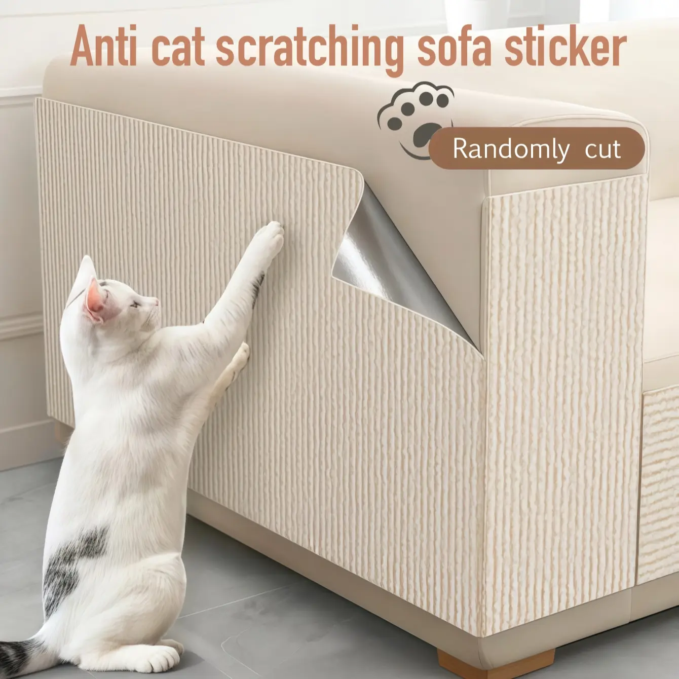 Cat Claw Grinding Pad, Durable Anti-Scratch Cat Scratch Mat, Scratcher, Essential Home Furniture Protector for Cat Lovers, Long-Lasting Pet Care Accessory, Vertical Scratcher