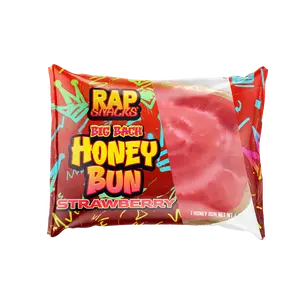Rap Snacks Big Back Strawberry Honey Bun