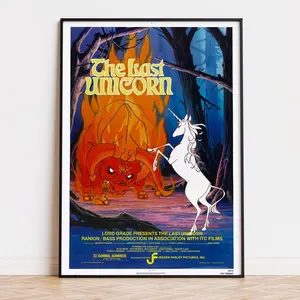 The Last Unicorn - Movie Poster |  | High Quality Ready To Print