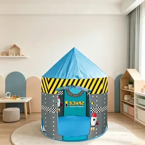 Kids Fun Yurt Play Tent, Portable Outdoor Playhouse, Beach Castle Toy for Boys & Girls, Perfect Christmas Halloween Holiday Gift