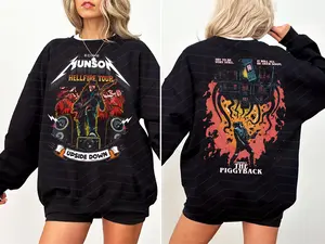 Eddie Rock Tour Retro Black Shirt, TV Series Vintage Unisex TShirt, Eddie Playing Guitar Retro Shirt