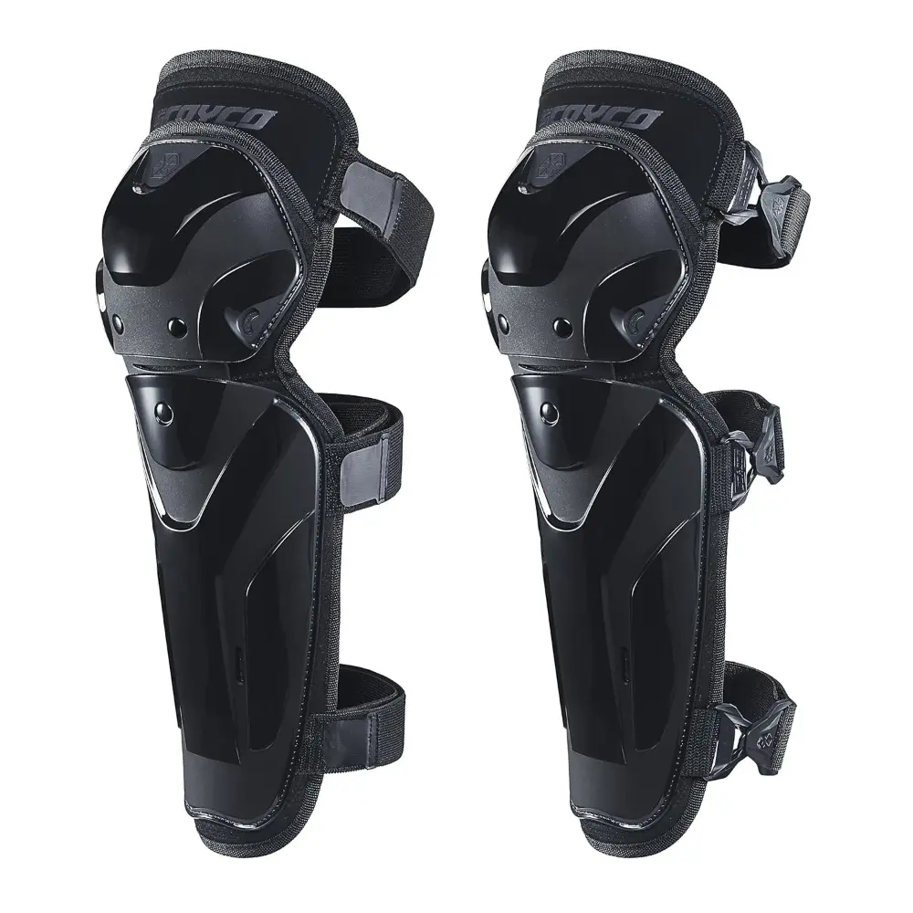 Motorcycle Knee Guards – Adjustable Protective Pads For Motocross,Road Cycling – TPU Armor Knee Guards With Breathable Mesh Protective Gear (Black, 1 Pair)