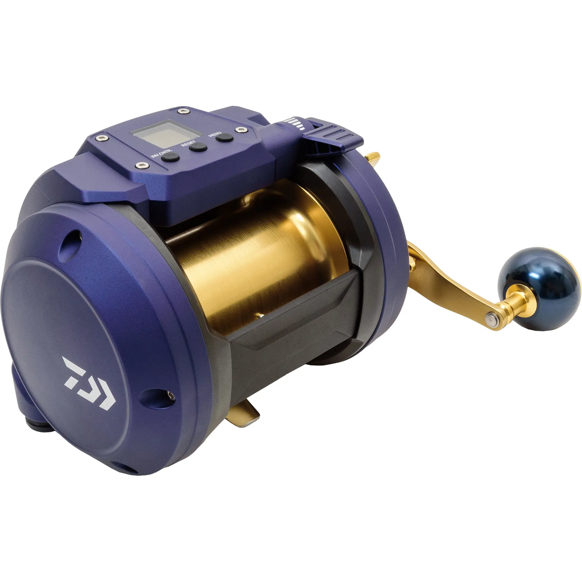 DAIWA Seapower 1200 Power Assist Electric Reel, High-Power Motor with 66 lb Drag & Aluminum Handle, Deep Drop Swordfishing Equipment, Fishing Equipment