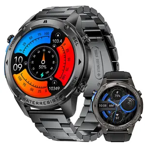 Hot TikTok Toy DM56 Smartwatch with Bluetooth Calling, 1.43-inch Outdoor Rugged Design + GPS Motion Tracking, IP68 Waterproof