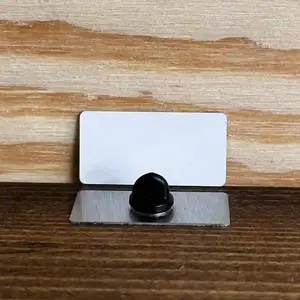 White Dye Sublimation Blank 0.75" x 1.5" Metal Hat Pin PIN-LP-000