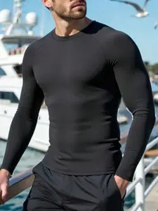 Men's Shirt Sporty Net Color Quick-Dry T-Shirt, Casual Outdoor Comfortable Trendy City Youth Travel High-End Retro Leisure Jersey Shirt