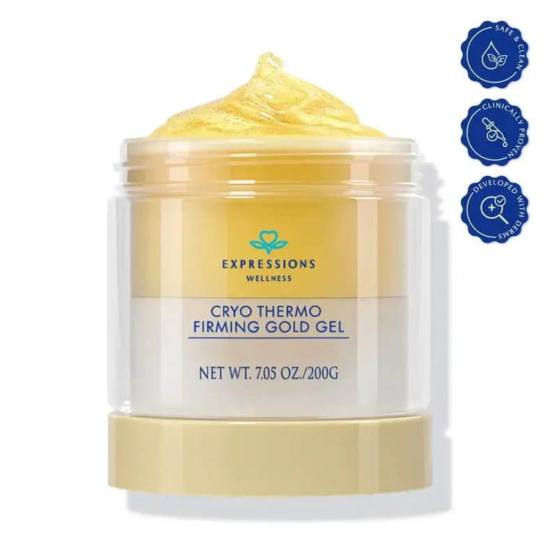 15-Day Fast-Acting Anti Cellulite Sculpting & Tightening Burn Gold Massage Cream | Cryo Thermo cellulite remover for legs ,Belly & Arm| WELLENESS，Refreshing Formula | Unisex Body Contouring Treatment for Men & Women |200 G #SummerVibes