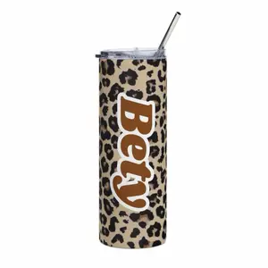Cheetah print tumbler