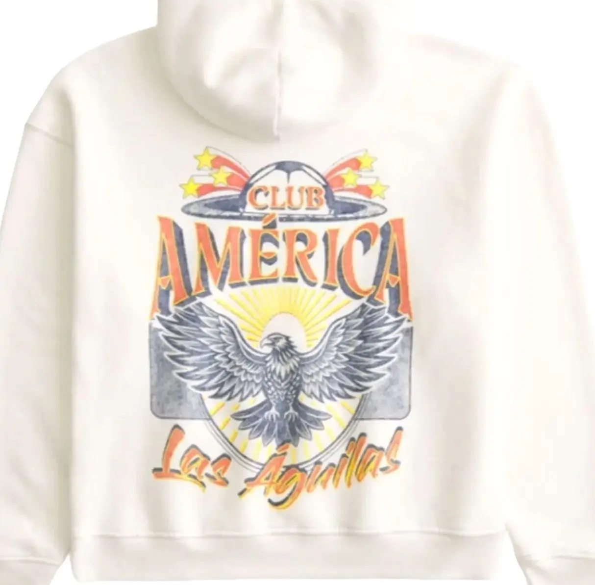 Club América Las Águilas Hoodie – Boxy Fit Graphic Hooded Pullover for Women and Men, Soccer Fan Merch, Gift for Supporters, Fall & Winter Streetwear