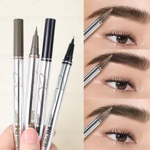 1PC Extremely Thin Waterproof Eyebrow Pencil/eyeliner, Anti-smudge, Three-dimensional Wild Eyebrow, Anti-smudge, Clear Roots, Christmas, Halloween Gift, Eyebrow Makeup
