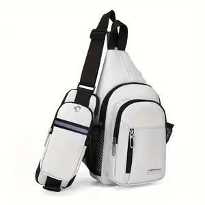 [Outdoor Sling Bag] 1pc Multifunctional Sports Sling Bag |   Outdoor Hiking Camping Crossbody Riding Waist Pack with Mobile Phone Pocket Single Shoulder Bag