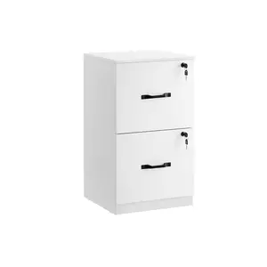 VASAGLE 2 Drawers File Cabinet with Lock, Printer Stand, Office Filing Cabinet Organizer, for A4 and Letter Size Documents