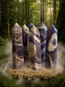 Chevron Dream Amethyst Tower
