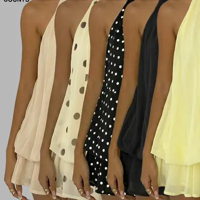Skims Cloud Halter Long Dress - TikTok Shop