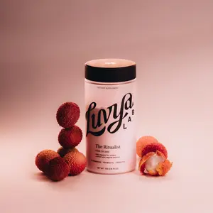Luvya Lab | The Ritualist | Pink Lychee | Daily Support Dietary Powder for Urinary Comfort & Vaginal Balance with D-Mannose, Probiotics, Prebiotics, Beet Root, Vitamin C to Mix Blend into Drink for UTI prevention, Healthy Vaginal pH Balance & Microbiome