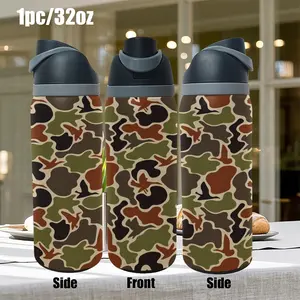 Stranger Things 32oz Water Bottle, Hellfire Club Retro Graffiti Design, Durable Insulated Sip Bottle, Perfect Fan Gift, School, Gym & Daily Use