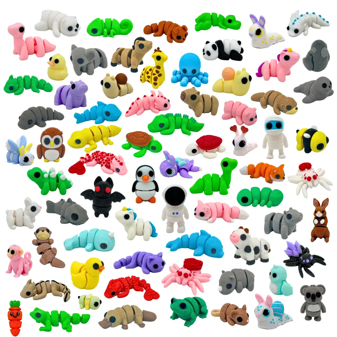 Mini Animal Mystery Pack (Single), Articulated Fidget Miniature