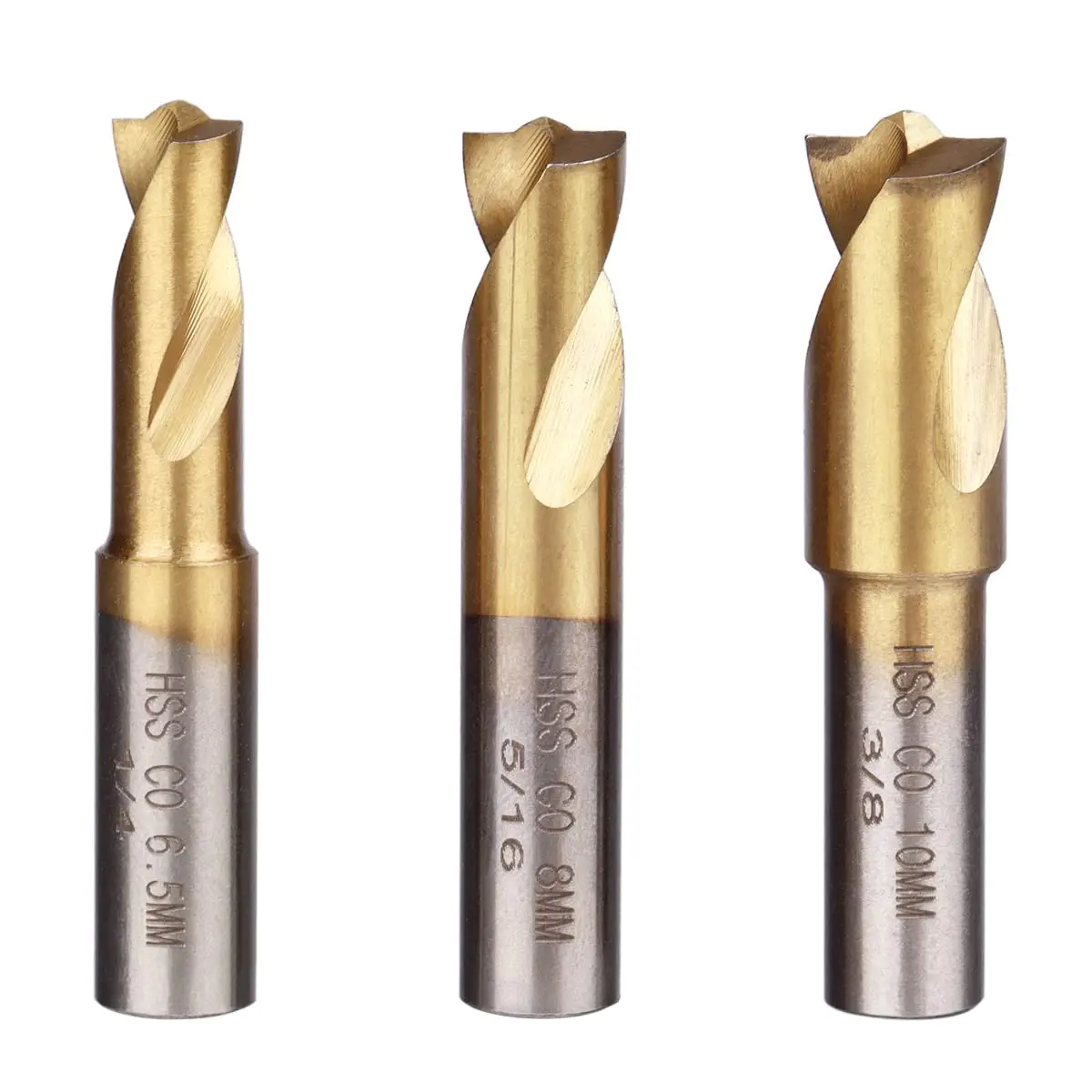 3-piece Spot Welding Drill Bit Spot Welding Removal Tool 6.5mm 8mm 10mm