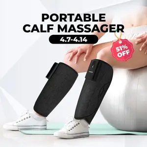 CINCOM Wireless and Portable Leg Massager with Calf Airbags, Customizable Modes, and Intensity Levels for Ultimate Relaxation – Perfect Gift for Friends and Family