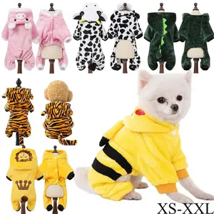 Wardrobe (Sweater) - Winter Warm Dog Clothes Pet Clothes for Small Medium Dogs Chihuahua Teddy Puppy Cat Dinosaur Outfit Pet Dog Hoodies