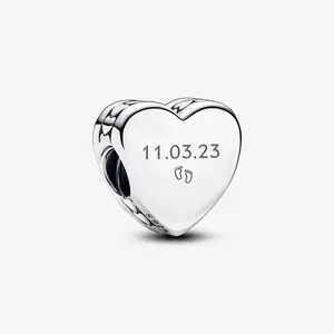 Engravable Heart Charm