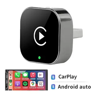 Wireless CarPlay & Android Auto Adapter, Fast No-Delay Connection Dongle, Type-C Plug-and-Play Design, Hands-Free Calling & Voice Control, Convert Factory Wired to Wireless