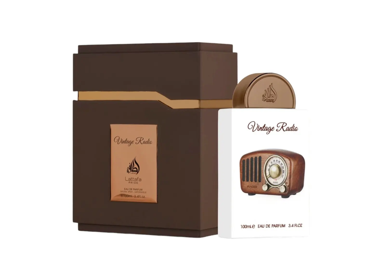 Lattafa Perfumes | Vintage Radio | Eau De Parfum | 100 ML | Men's Fragrance | Sage - Spicy & Sandalwood Notes