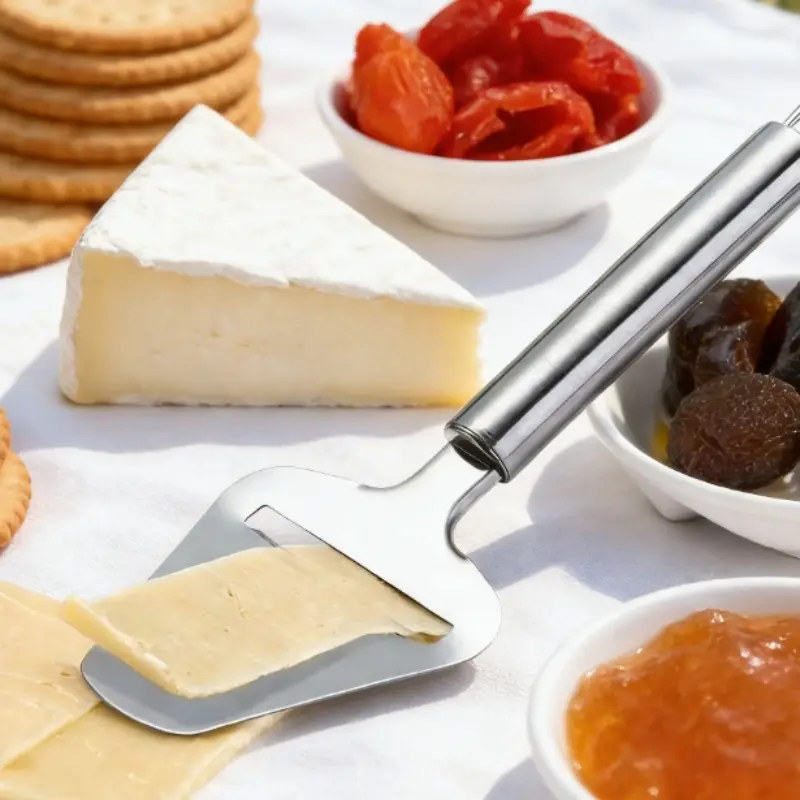 1pc Stainless steel cheese slicer heavy-duty flat cheese cutting machine non stick cheese slicer blade