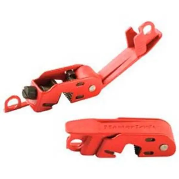Master Lock Grip Tight Circuit Breaker Lockout Kit - 6 Lockout Devices with Safety Keyed Padlocks, Standard Height, Tie-Bar Toggles, Thumb Turn, Compact Plastic-Steel Durable Design, Patented Grip for Harsh Environments, American Lock Compatible, Grip Tig