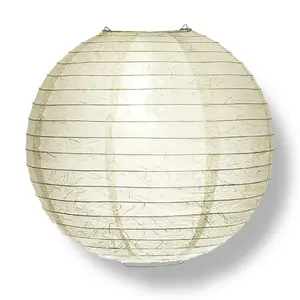 12" Cloud Phoenix Silken Japanese Kozo Unryu Fibrous Paper Lantern Shade