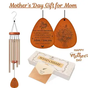 Mother’s Day Gifts for Mom, Wind Chimes for Mom Outdoor, Mom Birthday Gifts from Daughter Son, Memorial Wind Chimes, Mother Day Gift, Christmas Gift for Mom