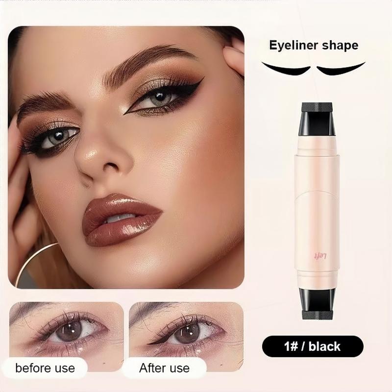 Eyeliner Pen Rotating Design, Instant Dry, Easy to Form, Long Lasting Waterproof Makeup Tool, Liquid Liner for Winged Eye Look